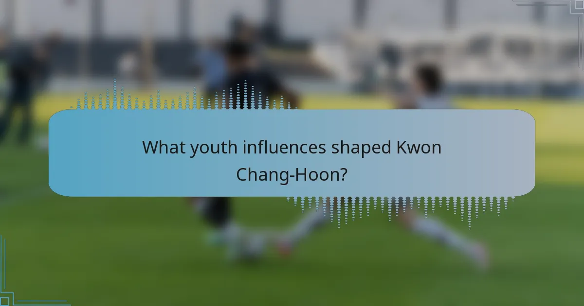 What youth influences shaped Kwon Chang-Hoon?